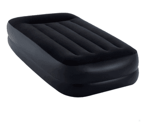 Colchón Inflable Intex Twin 1 Pza. Dura-beam Con Inf. Eléct. Azul Marino
