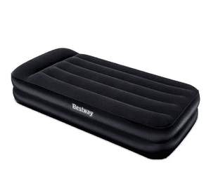 Colchon Inflable Electrico 1 Una Plaza 1/2 Premium Bestway Color Negro