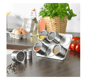 ESPECIEROS CONDIMENTEROS METALICOS MAGNETICOS X6