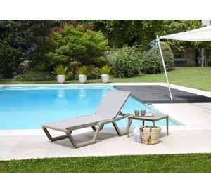 Reposera Vela Gris Beige