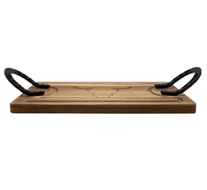 Tabla De Cortar Wayu De Madera Limited Small 40x26x03cm Tabla Herradura Wayu Limited Small Café