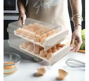 Organizador De Huevos Caja Para 40 Huevos 2 Niveles