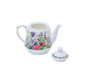 Tetera Diseño Botánico Belleza Natural Decoración Hogar Jhn