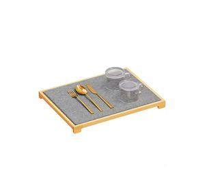 Escurridor De Platos Tapete Secado Rápido Piedra Absorbente