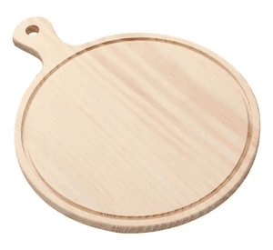 Tabla Pizza Madera Tablas Para Picar Picoteo Peq Marrón