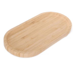 Pack 2, Tabla Para Picar De Madera Ovalada