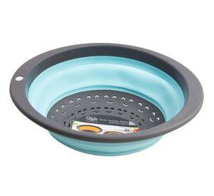 COLADOR DE PLASTICO OVALADO CELESTE