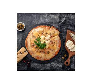 Tabla Piedra Pizarra Redonda De Presentación 35 Cm