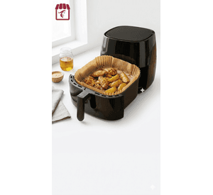 100 Forro Desechable Papel Para Airfryer Papel Freidora Cua