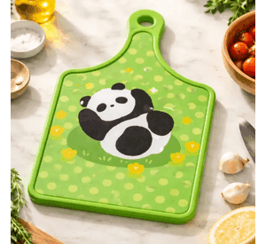 Tabla De Picar Panda Kawaii Colgante 30x19cm Panda