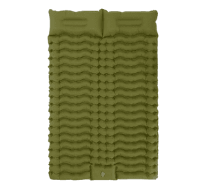 Colchoneta Doble Para Acampar, Inflable, Para 2 Personas Verde