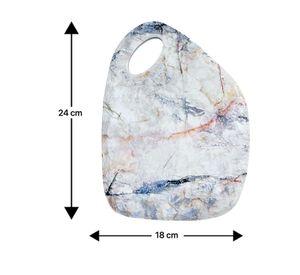 Tabla Para Picar De Ceramica Modelo Marmol Con Asa 2