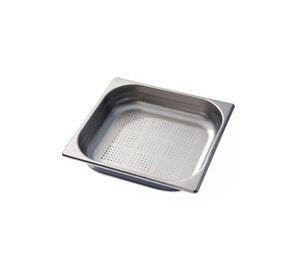 Contenedor Gastronomico Perforado Gn 2/3 X 6.5 Cm Ac Inox