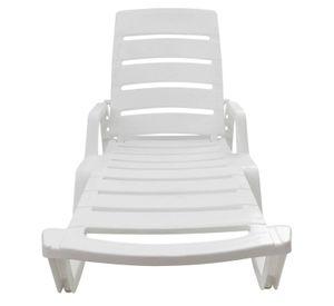 Reposera Camastro Reclinable Resina Cabo Blanco