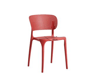 Silla de Escritorio Apilable Roja