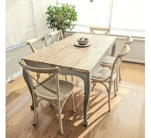 Pack 2 unidades Silla comedor Crossback blanca