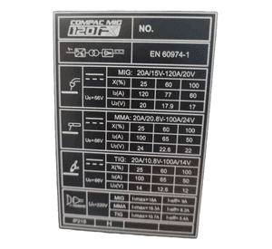 Soldadora Dual Krafter Compac Mig Fx-120 + Accesorios