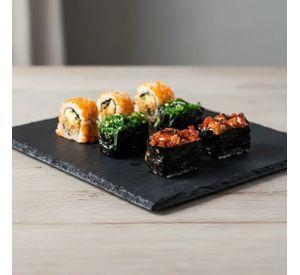 Tabla De Piedra Pizarra Cuadrado Plato Sushi Aperitivos