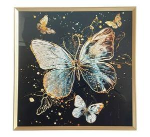 Cuadro Decorativo Pared Sinfonía Mariposas Cósmico Jhn