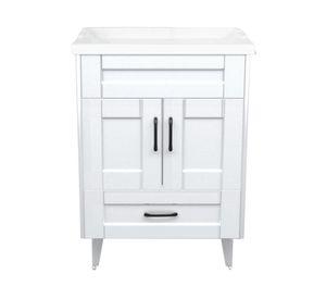 Mueble vanitorio 60 cm BM-Deluxe-B60SKB+F-6 blanco Domsa