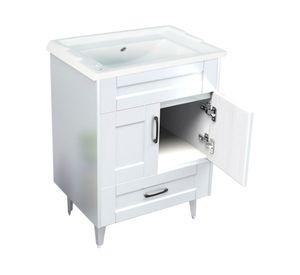 Mueble vanitorio 60 cm BM-Deluxe-B60SKB+F-6 blanco Domsa
