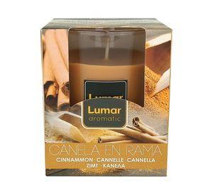 Vela 8.6 cm vidrio Canela en Rama