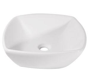 Lavamanos sobreponer 42x42 cm blanco Vessanti
