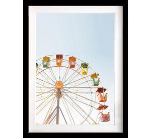 Set 3 Cuadros Paradise 40x50 Marco Negro