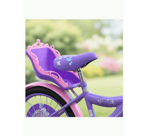 Bicicleta Aro 20 Infantil Con Ruedas De Aprendizaje Violeta