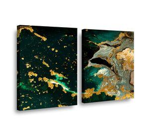 Canvas duo Marmol Verde 70x50cm.