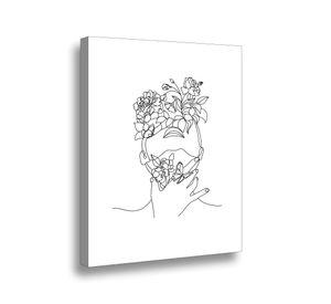 Canvas Mujer Linea - 70x50 cm