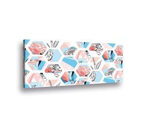 Canvas Flower Honeycomb - 90x45 cm
