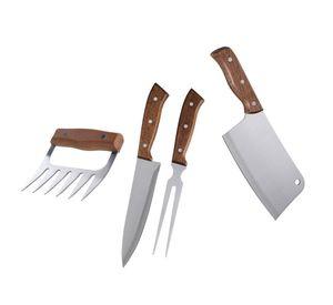 Set Parrilla 4 Piezas Acero Inoxidable Arthome PAR10