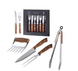 Set Parrilla 12 Piezas Acero Inoxidable Arthome PAR38