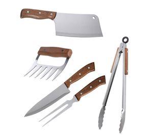 Set Parrilla 5 Piezas Acero Inoxidable Arthome PAR35
