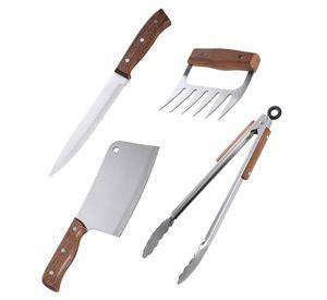 Set Parrilla 4 Piezas Acero Inoxidable Arthome PAR55