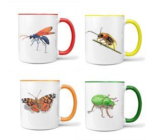 Set De 4 Tazones De Insectos N°2