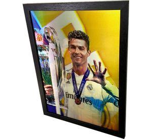 Cuadro Lenticular Cristiano Ronaldo 40x30 Cm 3 En 1 Cr7