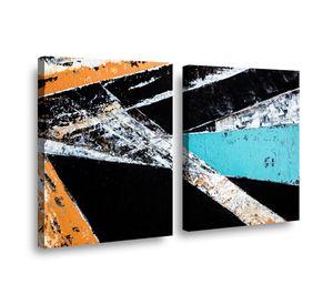 Canvas duo Abstracto king 70x50cm.