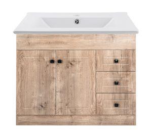 Mueble vanitorio 100 cm B100ph-w+p café