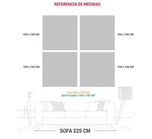 Cuadros Tema Protagonismo En El Espacio 200x200 Cm