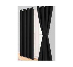 Cortina black out Mauve 140x220 cm negro