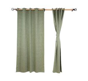 Cortina black out Varsovia 140x220 cm verde agua
