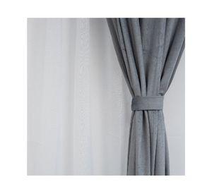 Cortina black out Luciana 140x220 cm gris