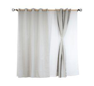 Cortina black out Muguet 140x220 cm crudo