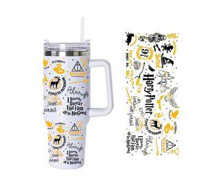 Vaso Termico Harry Potter 1 2 Litros Acero Inoxidable con Bombilla modelo 2