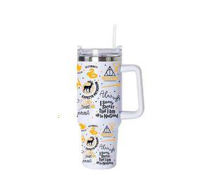 Vaso Termico Harry Potter 1 2 Litros Acero Inoxidable con Bombilla modelo 2