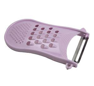 PELADOR CON RALLADOR GRUESO Y FINO MORADO