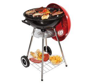 Parrillas A Carbon Portatil 85cm Alto Parrilla Redonda Movil Asados