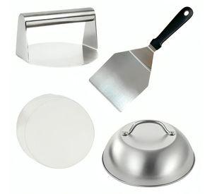 Kit De Prensa De Hamburguesas De Acero Inoxidable